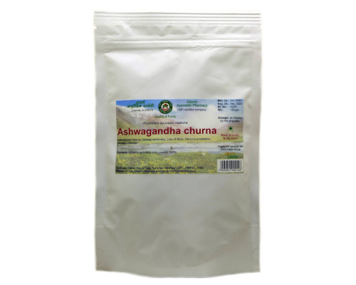 Ashwagandha churna Adarsh Ayurvedic, 100 grams