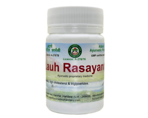 Lauh Rasayana Adarsh Ayurvedic, 20 grams ~ 50 tablets