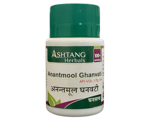 Anantmool ghanvati Ashtang, 60 tablets