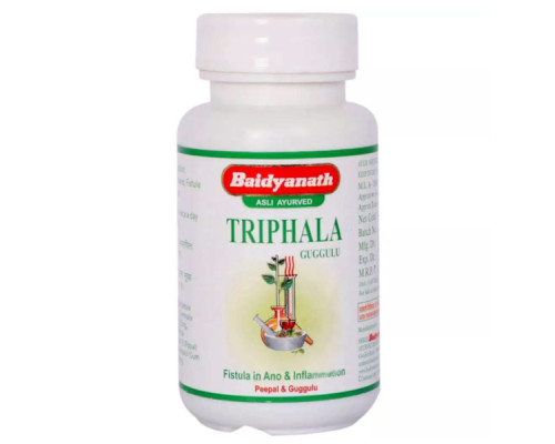 Triphala Guggulu Baidyanath, 80 tablets - 25 grams