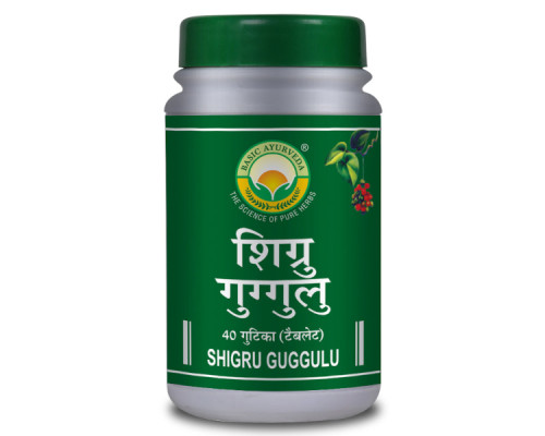 Shigru Guggul Basic Ayurveda, 40 tablets