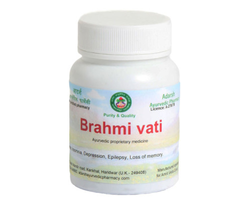 Brahmi vati Adarsh Ayurvedic, 20 grams ~ 65 tablets