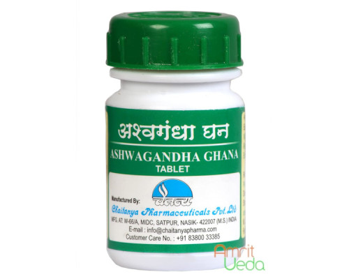 Ashwagandha ghan Chaitanya Pharmacy (Ashwagandha ghana Chaitanya Pharmacy), 60 tablets