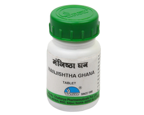 Manjishta ghan Chaitanya (Manjishtha ghana Chaitanya), 60 tablets