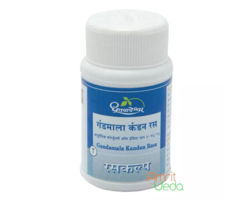 Gandmala Kandan Ras Shree Dhootapeshwar, 60 tablets