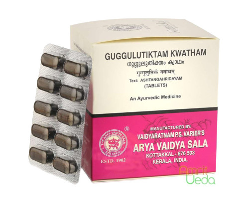 Guggulutiktam kwath Kottakkal, 2x10 tablets - 24 grams