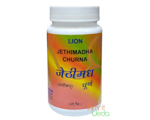 Yashtimadhu churna Lion (Jethimadha churna Lion), 100 grams