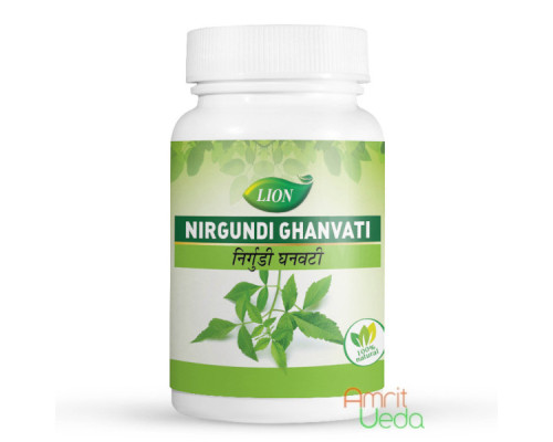 Nirgundi ghan Lion, 100 tablets