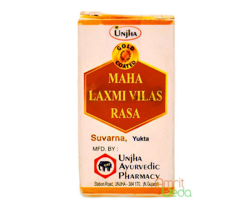 Maha Laxmi Vilas Ras with gold Unjha-Ayukalp, 1 gram