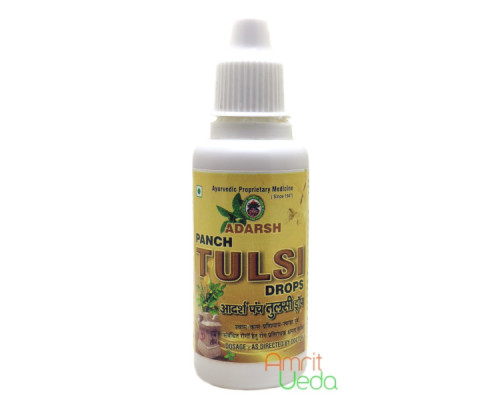 Panch Tulsi drops Adarsh Ayurvedic, 30 ml