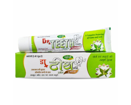 Toothpaste Dr. Teeth Swadeshi Ayurveda, 100 grams