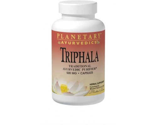 Triphala 1000 mg Planetary Ayurvedics, 120 tablets