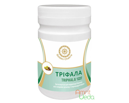 Triphala churna Golden Chakra, 120 grams