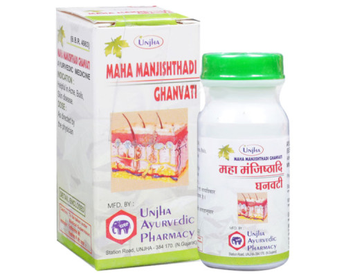 Maha Manjishthadi ghan Unjha, 40 tablets - 10 grams