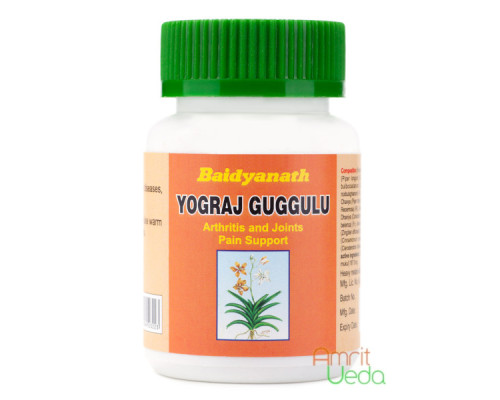 Yogaraj Guggul (Yograj Guggulu) Baidyanath, 100 tablets - 45 grams