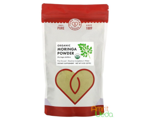 Moringa churna Pure Indian Foods, 227 grams