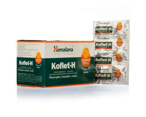 Lozenges for cough Koflet H ginger Himalaya, 12 pc