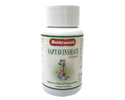 Saptavinshati Guggul Baidyanath, 80 tablets - 30 grams