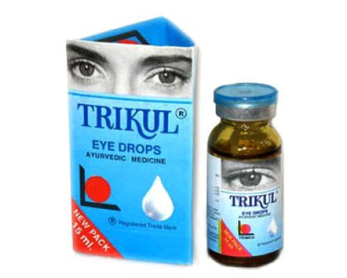 Eye drops Trikul Trimed ayurveda, 15 ml