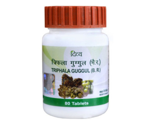 Triphala Guggul Patanjali, 80 tablets - 40 grams