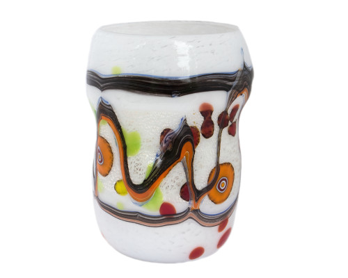 Glass multicolored Murano, 350 ml